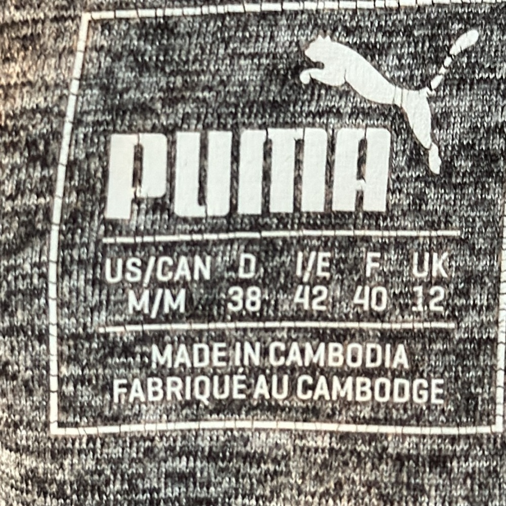 PUMA Womens Grey Workout/Yoga Leggings Size M - Picture 6 of 6